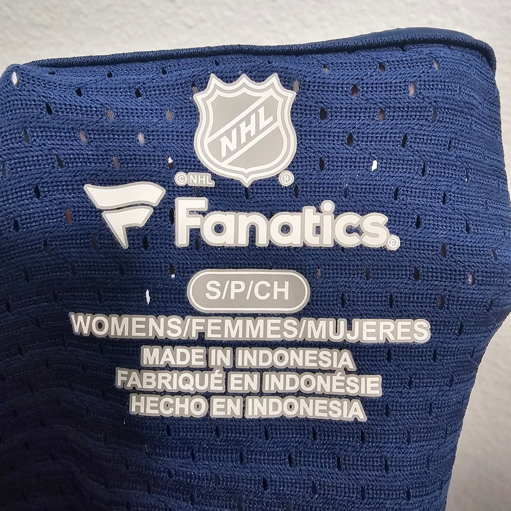 Fanatics Tampa Bay Lightning Womens Blue Lace Up V-Neck Jersey T-Shirt Small - Picture 5 of 5